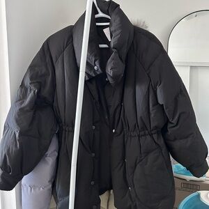 Cute Black Puffer Jacket from JWS